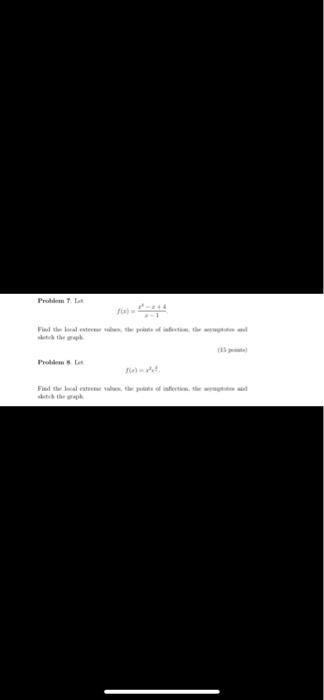 Solved Prom ut the Problem Problem 3. Let Find the | Chegg.com