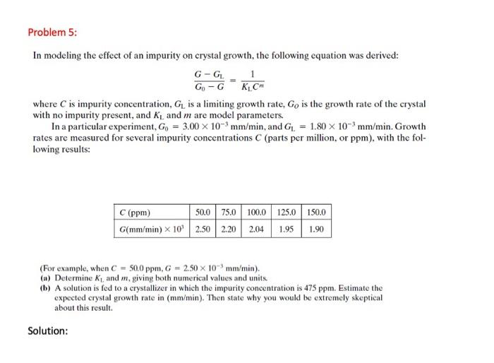 Solved In modeling the effect of an impurity on crystal | Chegg.com