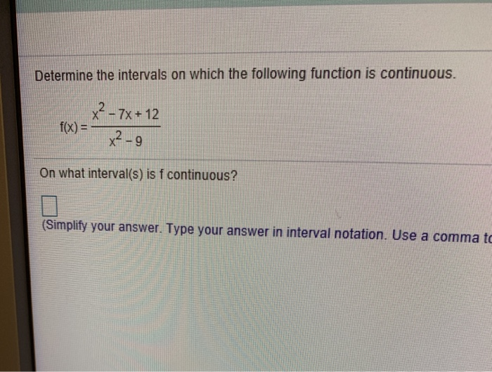 Solved Determine the intervals on which the following | Chegg.com