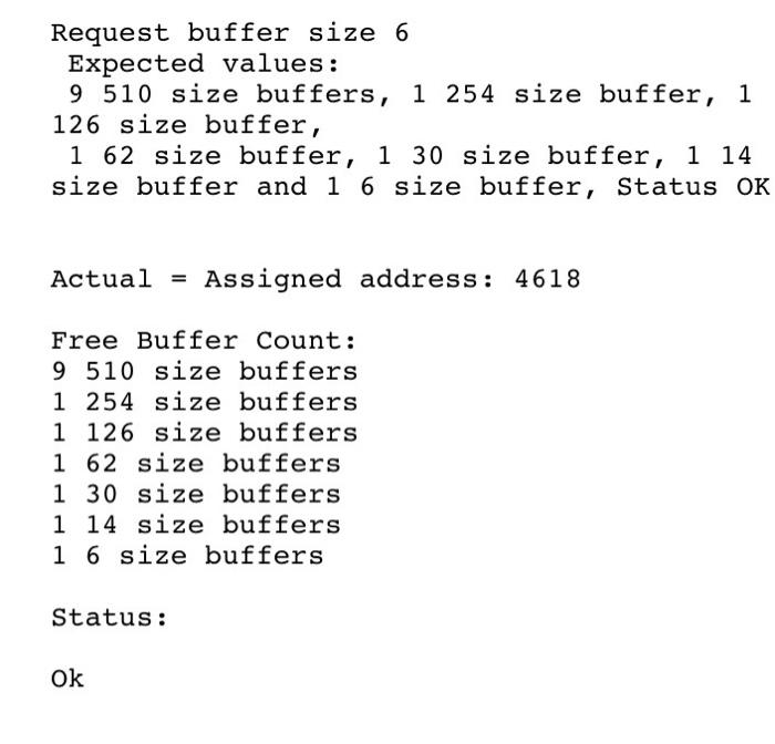 Solved an example of the output and also do not use arrays | Chegg.com