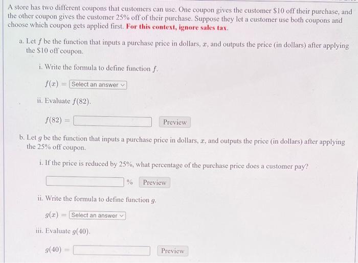 solved-store-has-two-different-coupons-that-customers-can-chegg