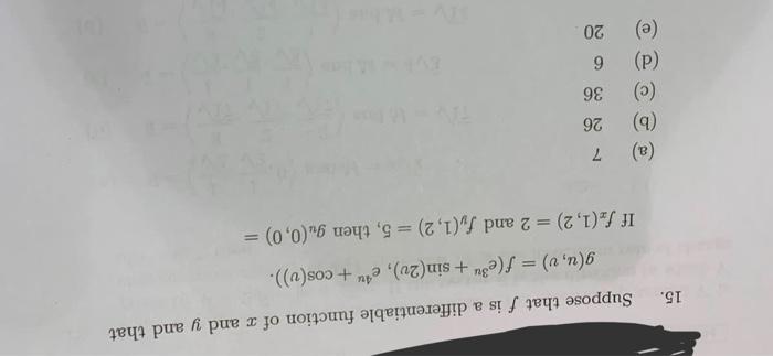 Solved Suppose That F Is A Differentiable Function Of X And Chegg Com
