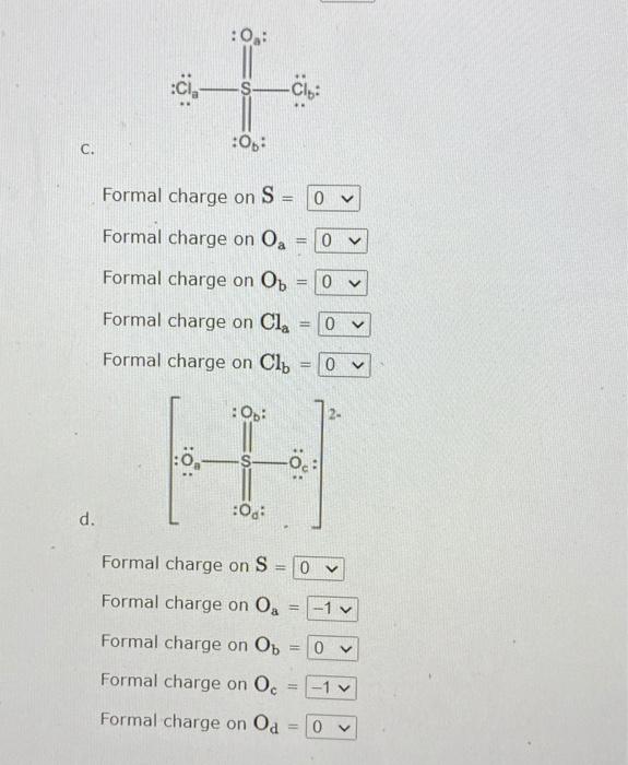 how to determine the formal charge of an element