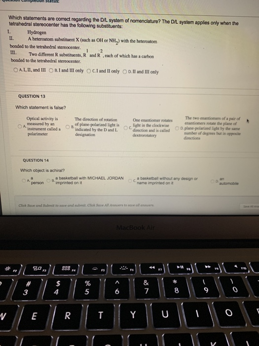 Solved Qui Completion Status Which Statements Are Correc Chegg Com