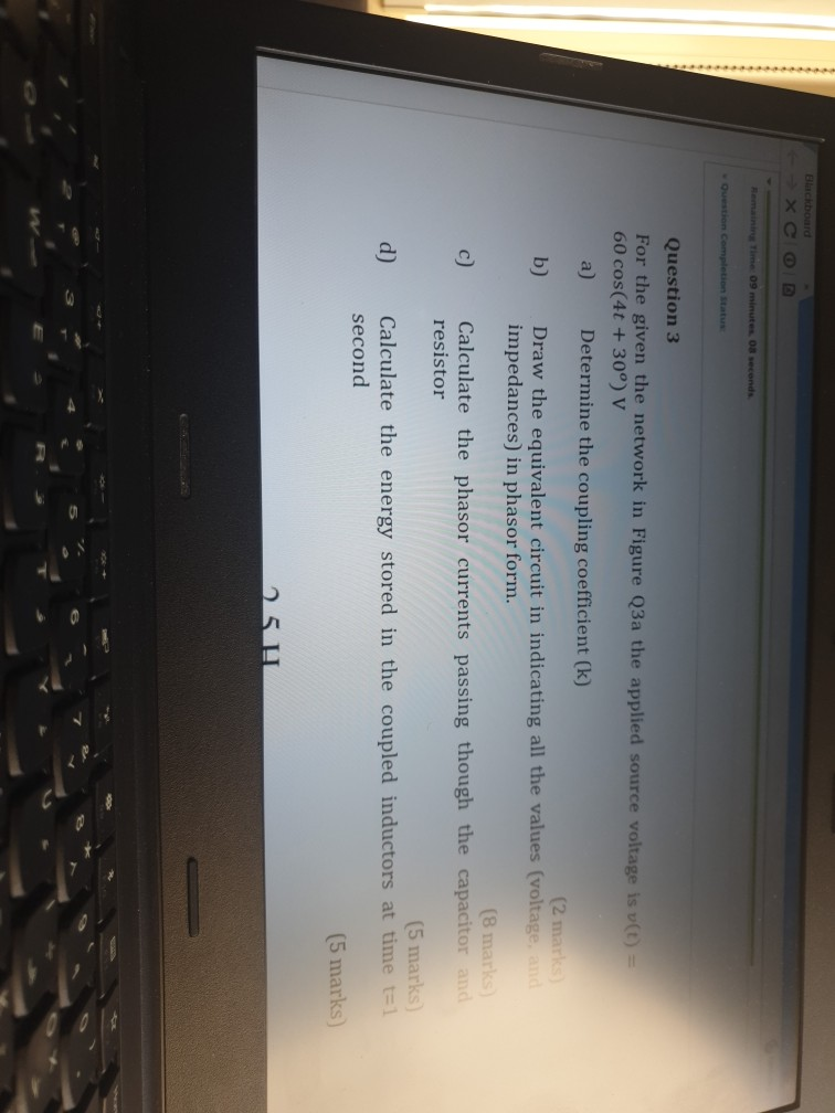 Solved Blackboard Hem Time 09 minutos seconds Question Chegg.com