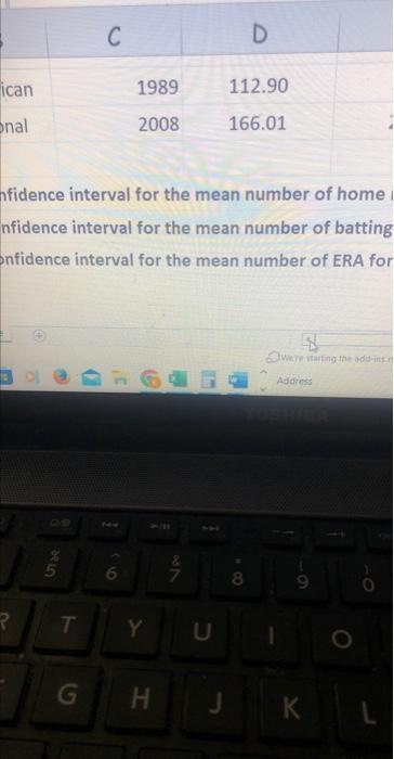 develop a 95% confidence interval for the mean number | Chegg.com