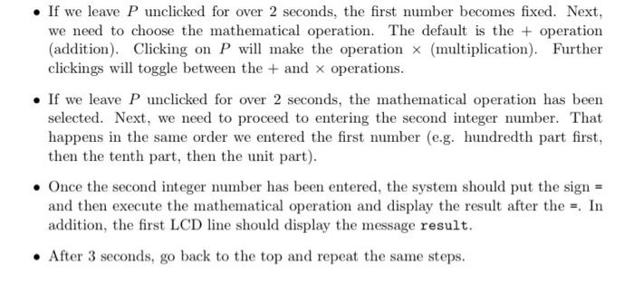 Solved Simple Calculator We Would Like To Build A Simple | Chegg.com