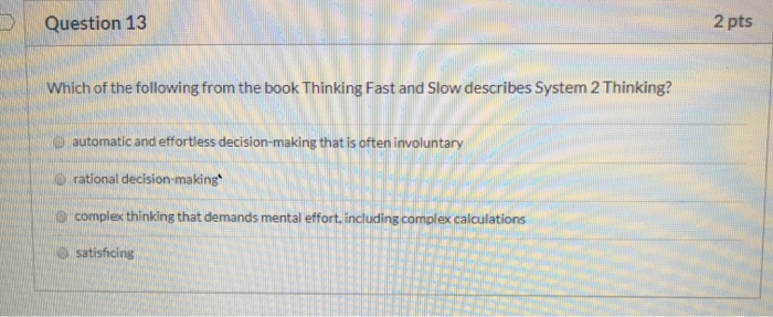 Solved Question 2 2 pts The primacy effect is said to | Chegg.com