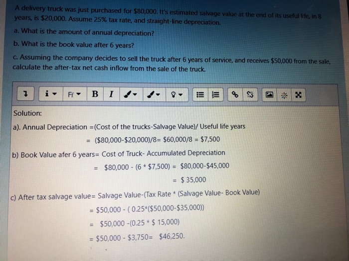 solved-a-delivery-truck-was-just-purchased-for-80-000-it-s-chegg