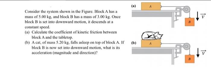 Solved (a) B Consider the system shown in the Figure. Block | Chegg.com