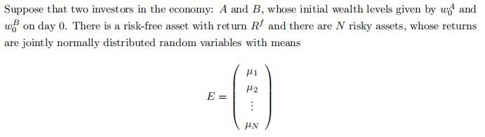 Suppose That Two Investors In The Economy: A And B, | Chegg.com