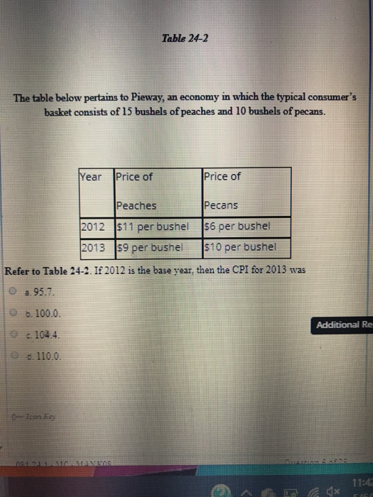 Solved Table 242 The table below pertains to Pieway, an