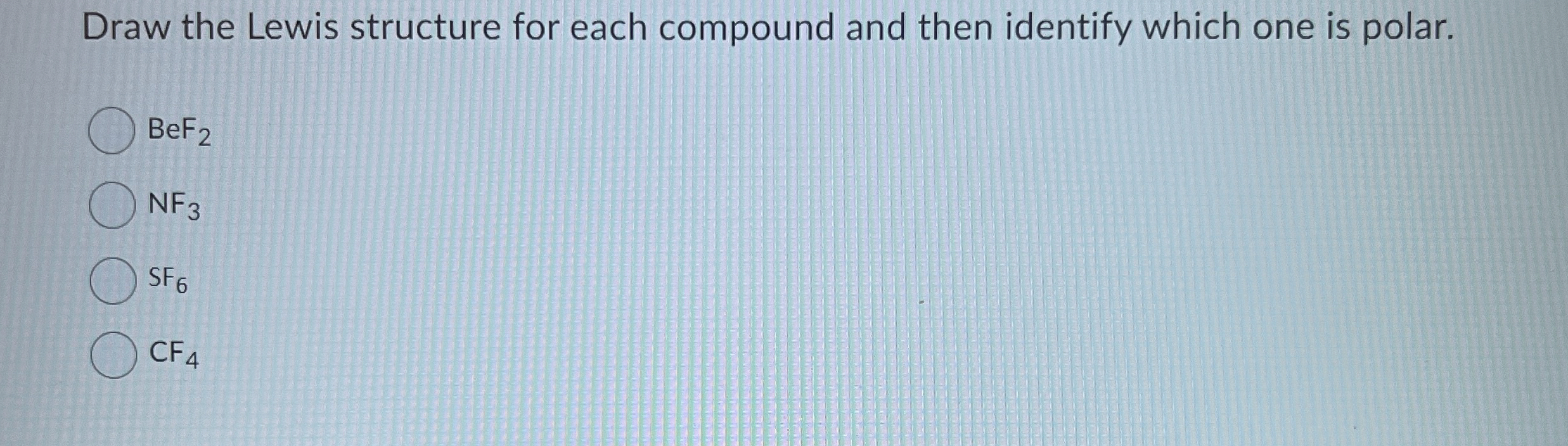 Draw the Lewis structure for each compound and then | Chegg.com
