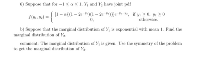 Solved 6) Suppose that for -1 | Chegg.com