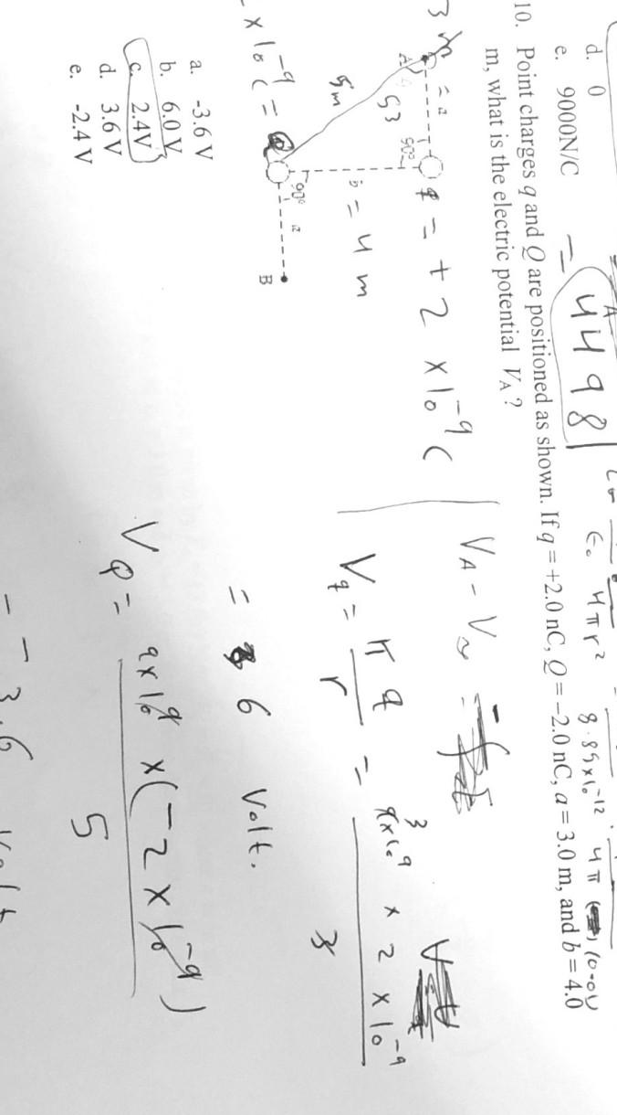 Solved E Kq R 13 The Electric Field In A Region Of Space Chegg Com