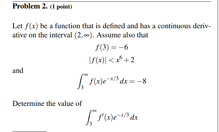 Solved Let \\( f(x) \\) be a function that is defined and | Chegg.com