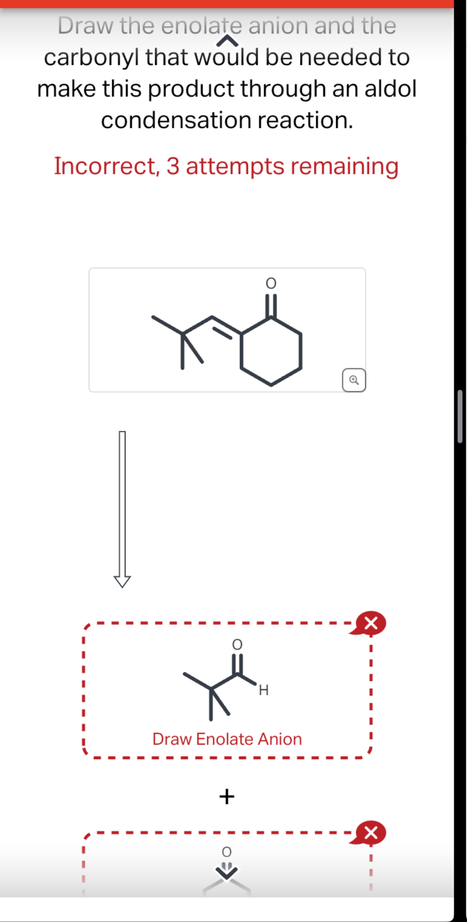 Solved Draw the enolate anion and thecarbonyl that would be | Chegg.com