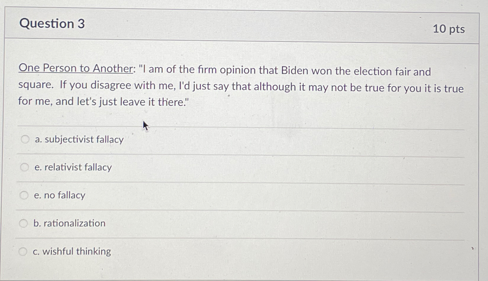 Solved Question 310ptsOne Person to Another: 