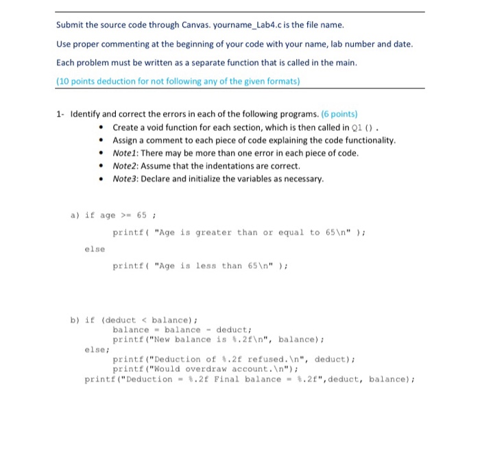 Solved Submit the source code through Canvas. | Chegg.com