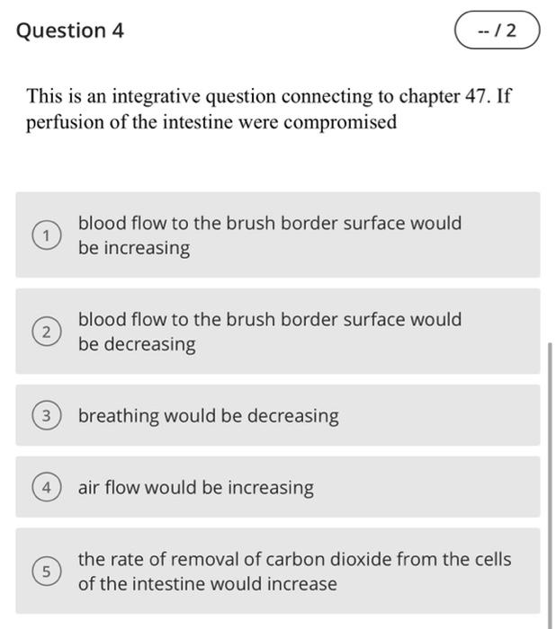 Solved Question 4 -- / 2 This is an integrative question | Chegg.com