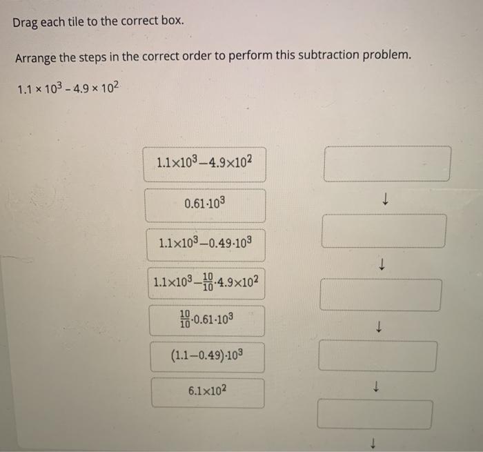 Solved Drag Each Tile To The Correct Box. Arrange The Steps | Chegg.com