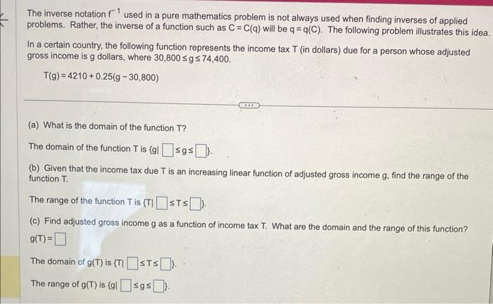 Solved The inverse notation f−1 used in a pure mathematics | Chegg.com