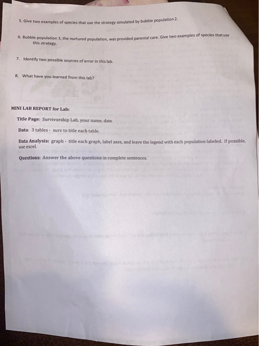 Name Lab Survivorship 100 1901 Background Within a