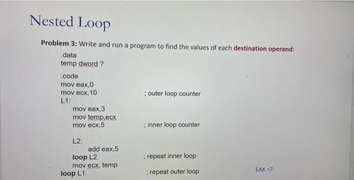 Solved Use Code Assembly Language X86 In Visual Studio Abd | Chegg.com