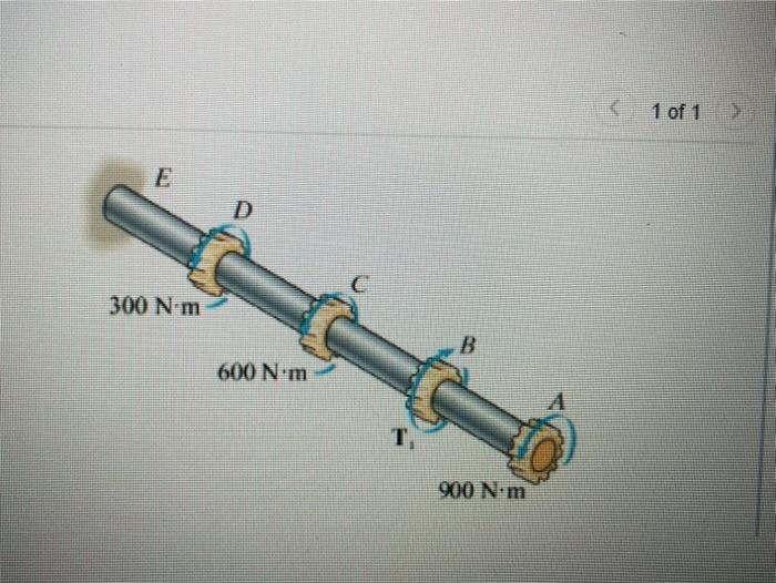 Solved The solid aluminum shaft has a diameter of 60 mm. Set | Chegg.com