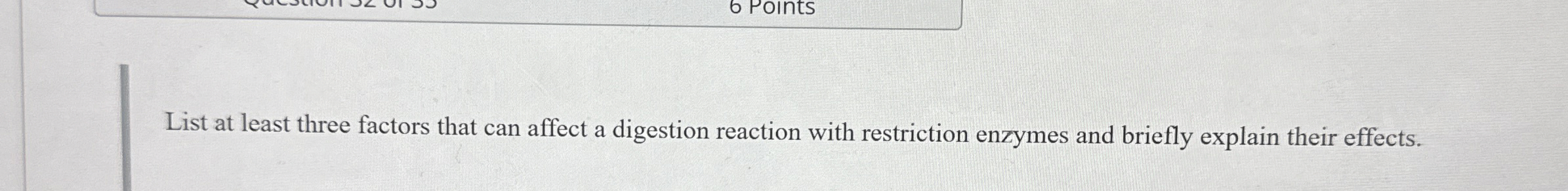 Solved List at least three factors that can affect a | Chegg.com
