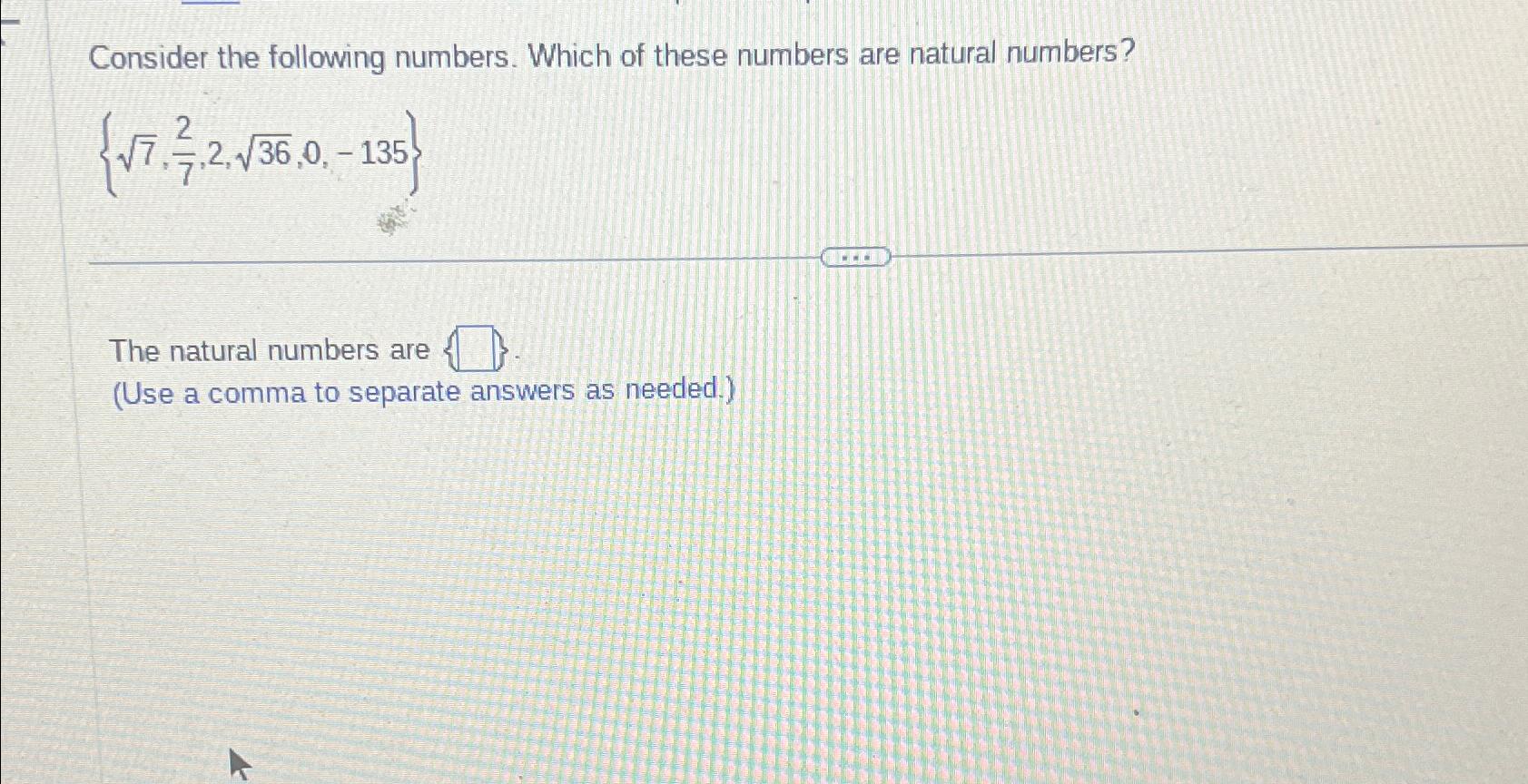 Solved Consider the following numbers. Which of these | Chegg.com