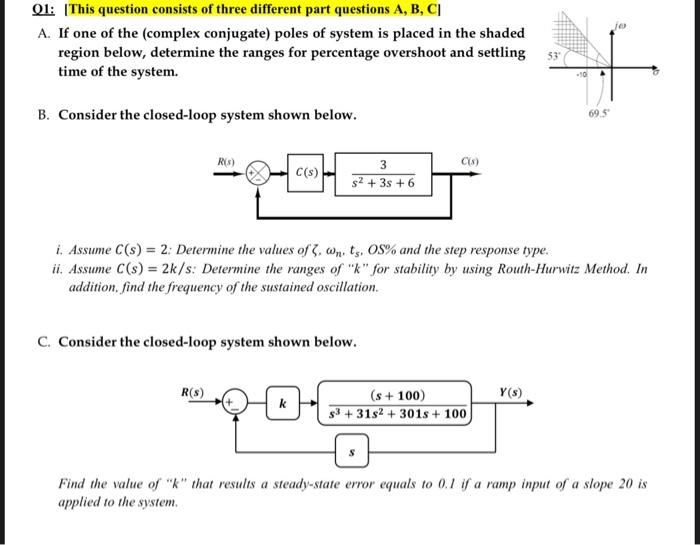 Solved 01: This question consists of three different part | Chegg.com