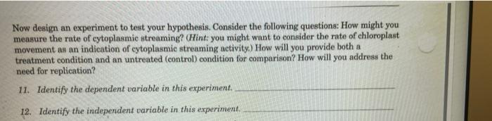 an experiment designed to test a specific hypothesis