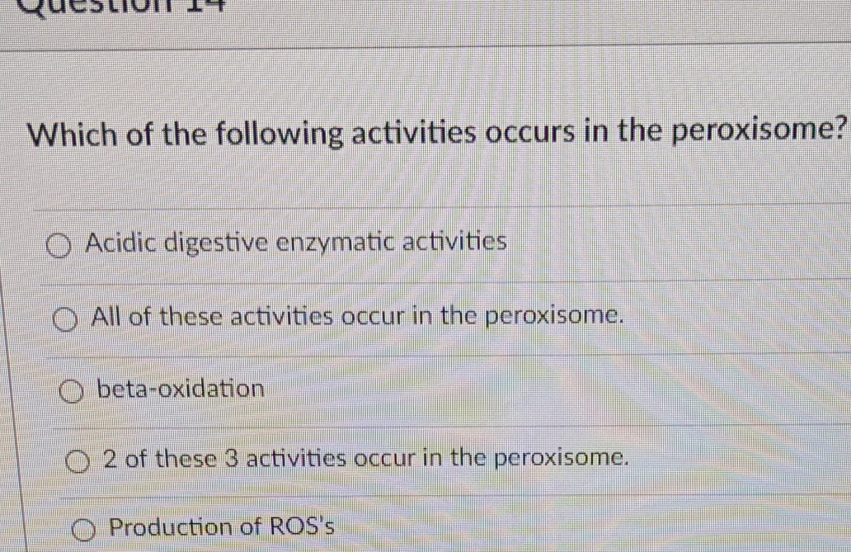 Which Of The Following Activities Occurs In The Warm Zone