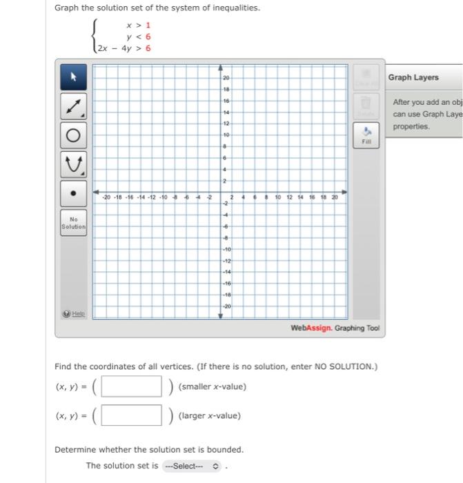 Solved Graph the solution set of the system of inequalities. | Chegg.com