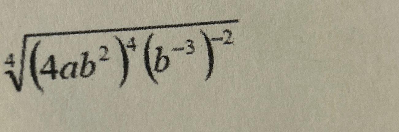 Solved (4ab2)4(b-3)-24 | Chegg.com