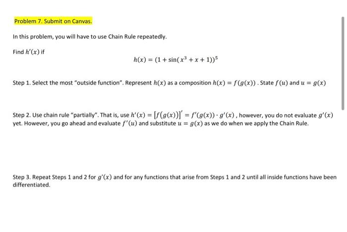 Solved In this problem we will be practicing a skill of | Chegg.com