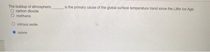 Solved is the primary cause of the global surface | Chegg.com