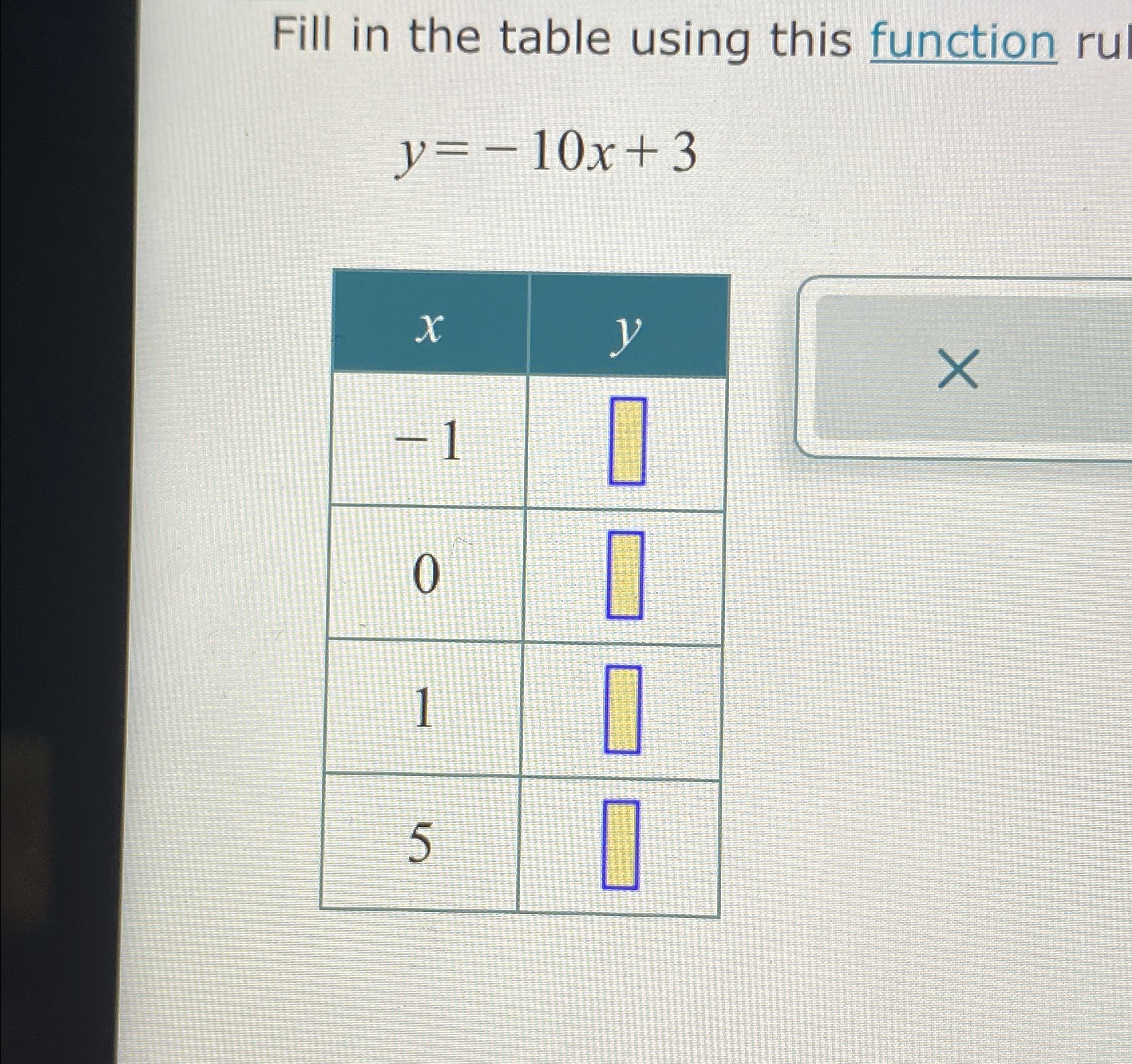 Solved Fill in the table using this | Chegg.com