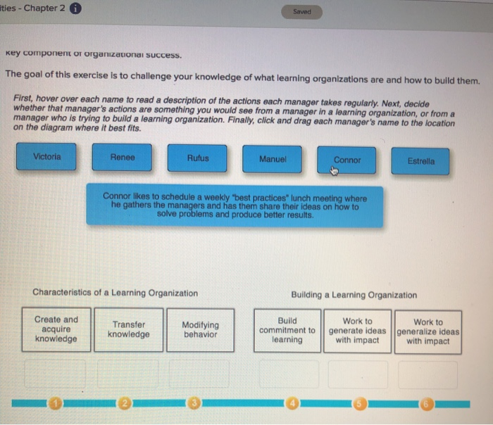 Solved The Learning Organization A Learning Organization Is | Chegg.com