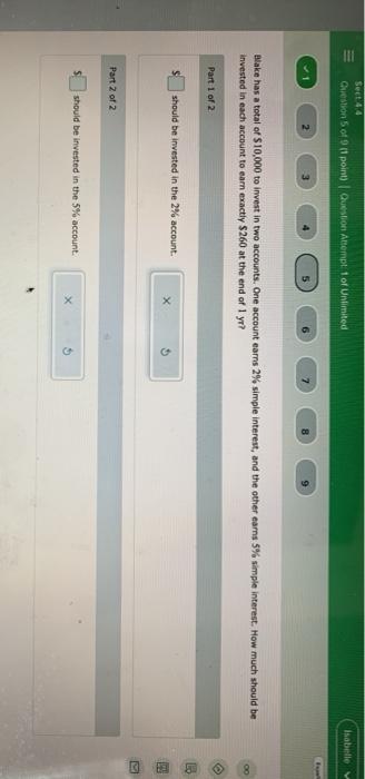 Solved Sect:44 Question 5 of 9 (1 point Question Attempt 1 | Chegg.com