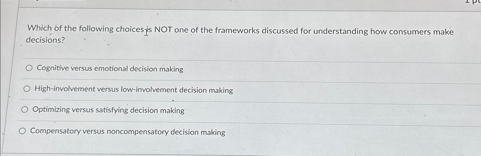Solved Which of the following choices ȷs ﻿NOT one of the | Chegg.com