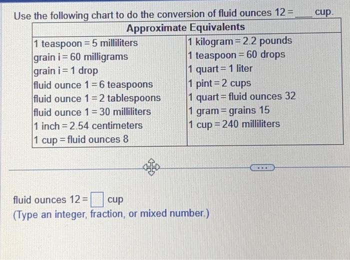 12 fluid outlet ounces in milliliters