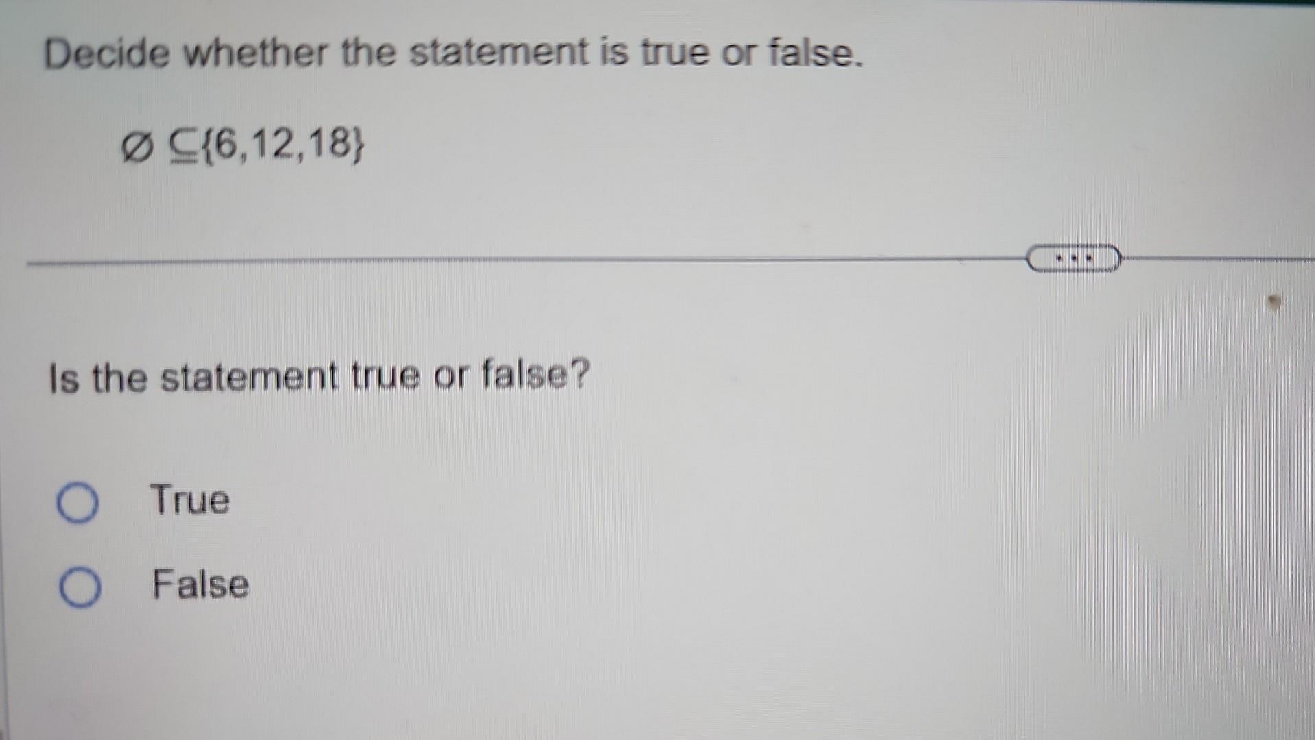 solved-decide-whether-the-statement-is-true-or-false-chegg