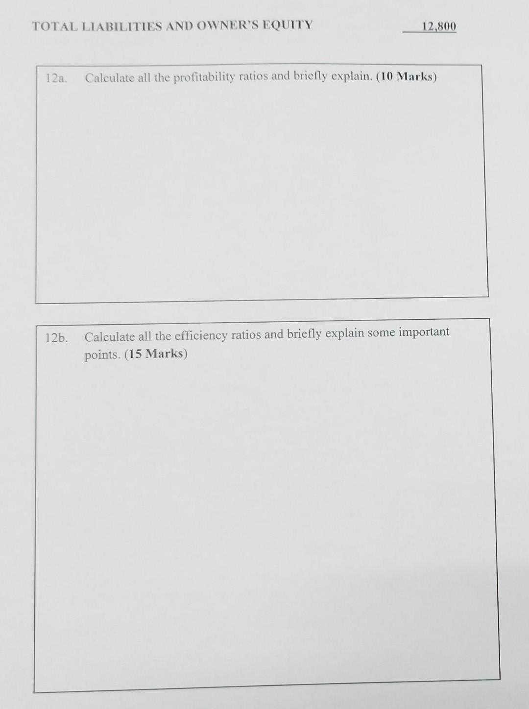 Solved 12 Following Are The Financial Statements Of Chegg