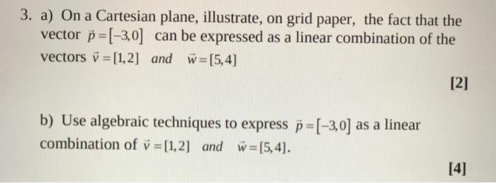 Solved Grade 12 Vectors | Chegg.com