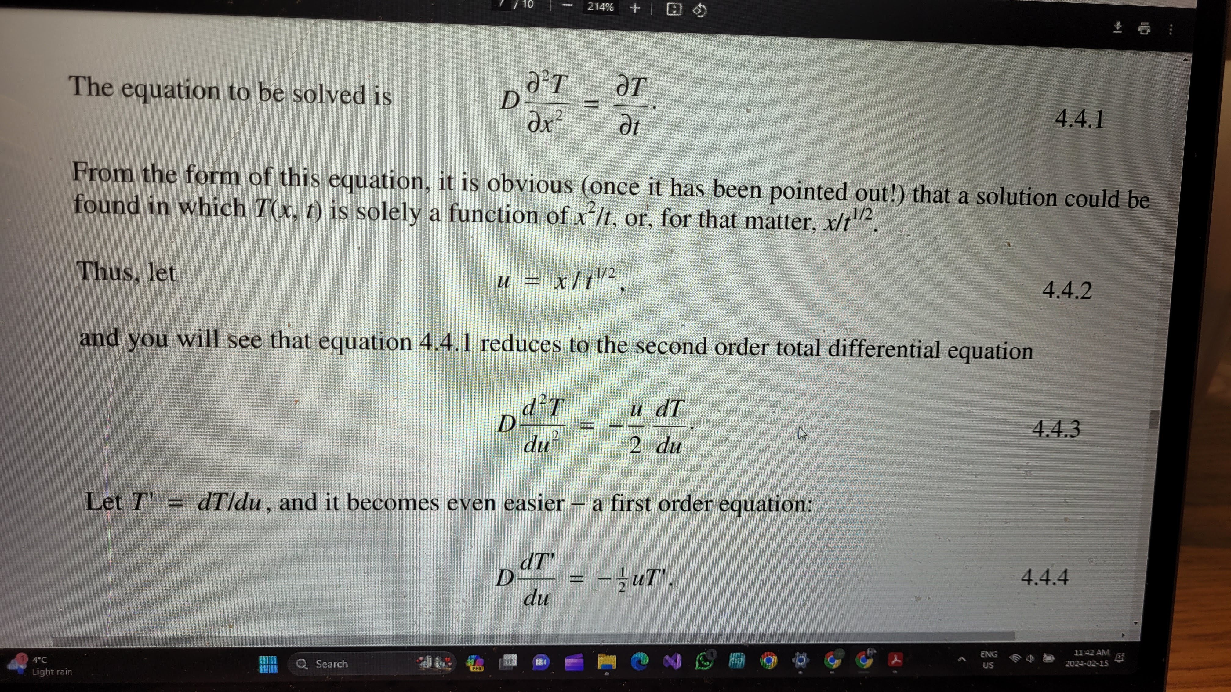 Solved Please explain how to obtain the x^2/t and x/t^2 ﻿and | Chegg.com