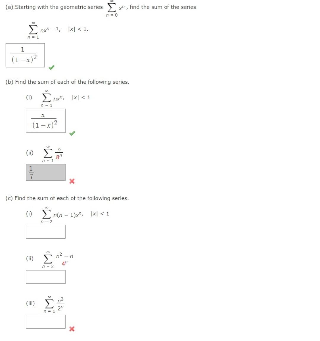 solved-a-starting-with-the-geometric-series-xn-n-0-chegg