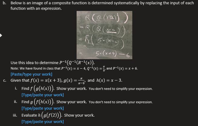Solved b. ﻿Below is an image of a composite function is | Chegg.com