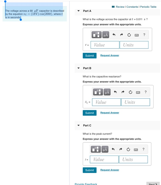 Solved Review I Constants 1 Periodic Table Part A The | Chegg.com